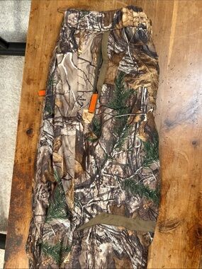 Cabela's Realtree Camo Hunting Pants with Orange Tabs